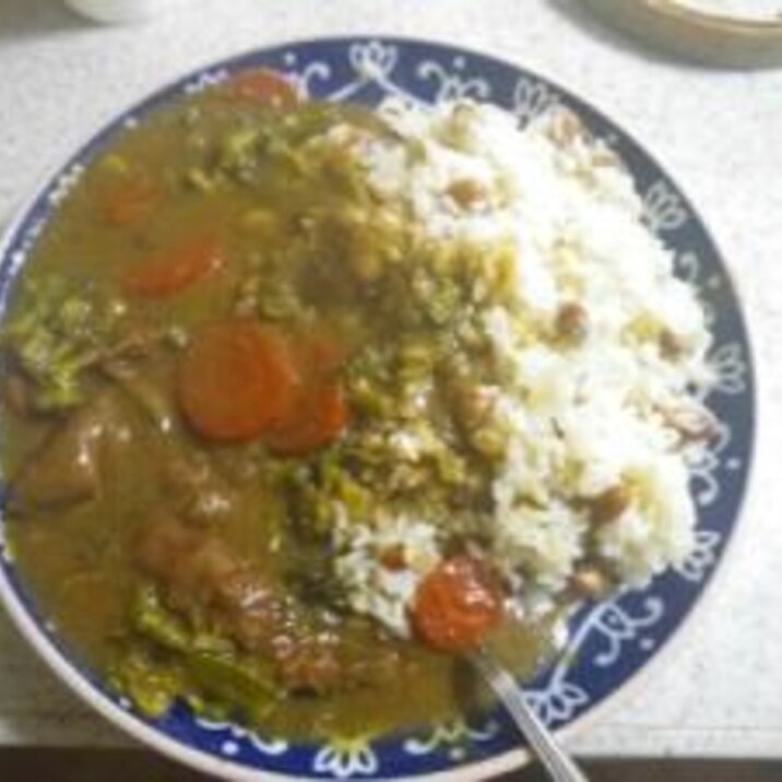 一人暮らしの，おでんの残り汁がカレーに！！